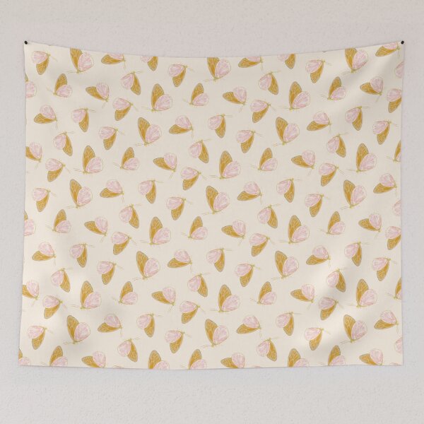 Item preview, Dreamy Pastel Side View Butterfly - Senja Wings RR14 Cream designed and sold by HueyDesign.