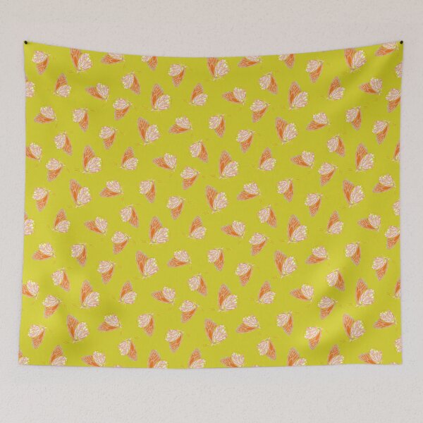Item preview, Dreamy Pastel Side View Butterfly - Senja Wings RR15 Lime designed and sold by HueyDesign.