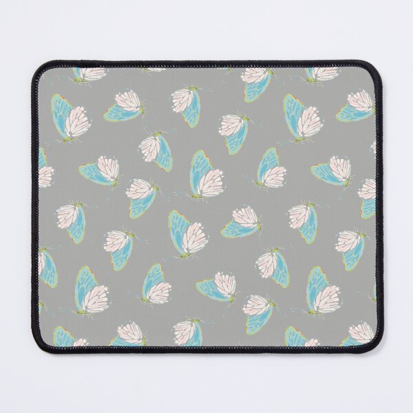 Item preview, Dreamy Pastel Side View Butterfly - Senja Wings RR16 Senja Wings Gray designed and sold by HueyDesign.
