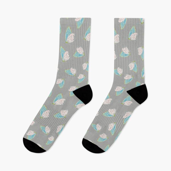 Item preview, Dreamy Pastel Side View Butterfly - Senja Wings RR16 Senja Wings Gray designed and sold by HueyDesign.