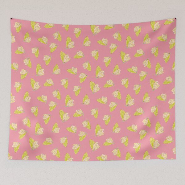 Item preview, Dreamy Pastel Side View Butterfly - Senja Wings RR19 Pink designed and sold by HueyDesign.