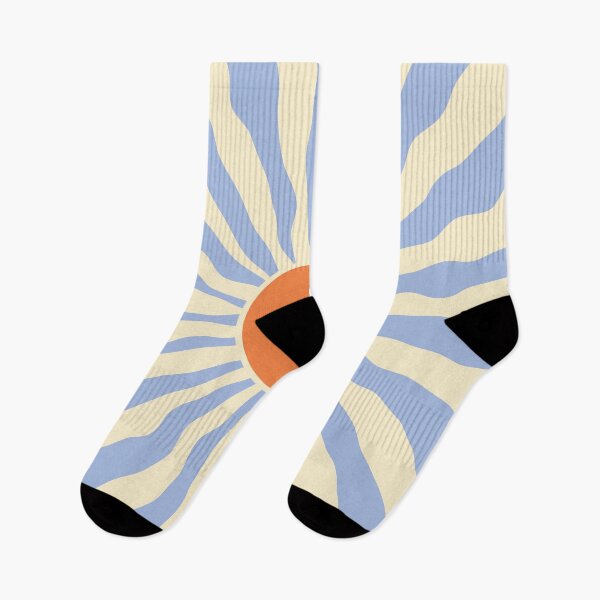 Item preview, Blue Wavy Sunburst Retro Art designed and sold by Tato's.