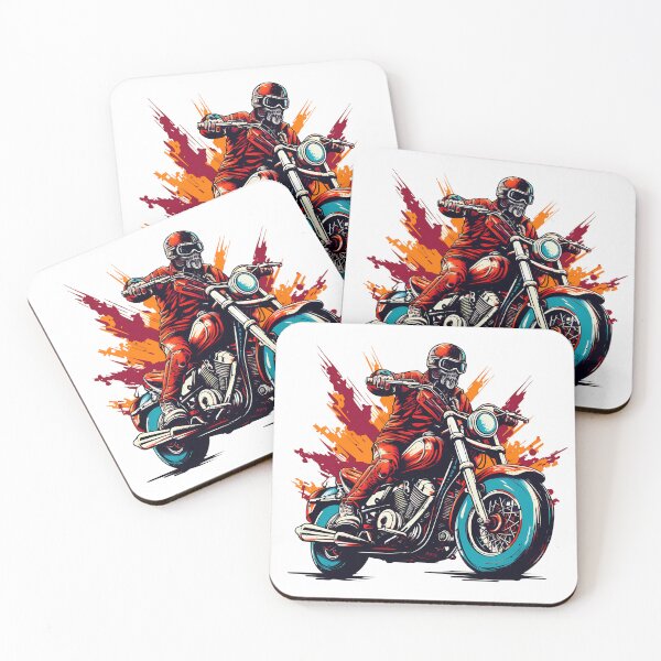 Item preview, Futuristic Steampunk Motorcycle - Industrial Cyberpunk Bike Illustration by Design Artistia designed and sold by DesignArtist.ia.