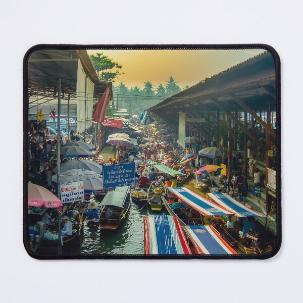 Item preview, Floating Market Damnoen Saduak Thailand designed and sold by RJW Images.