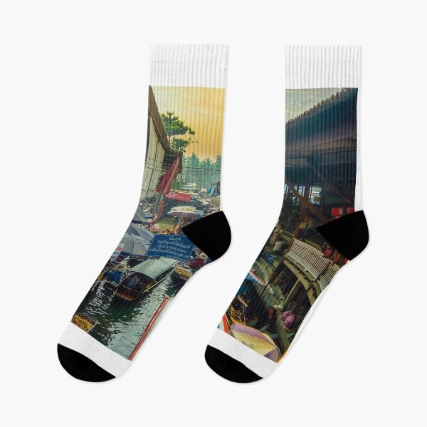 Item preview, Floating Market Damnoen Saduak Thailand designed and sold by RJW Images.
