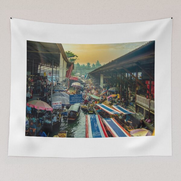 Item preview, Floating Market Damnoen Saduak Thailand designed and sold by RJW Images.