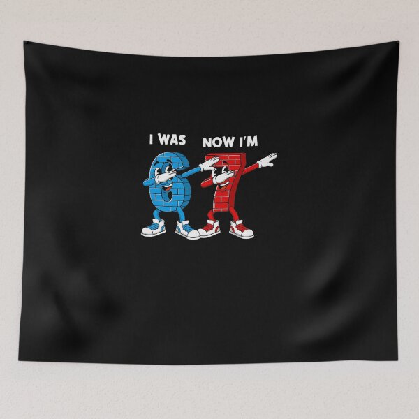 Item preview, I was 6 Now I'm 7 Year Old Birthday 67 Dabbing for Kids Boys designed and sold by Juansustait.