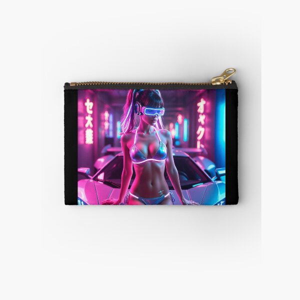 Item preview, Sexy Cyber VR Girl Bikini Model in Neon Tech Scene designed and sold by Nico Simon Princely.
