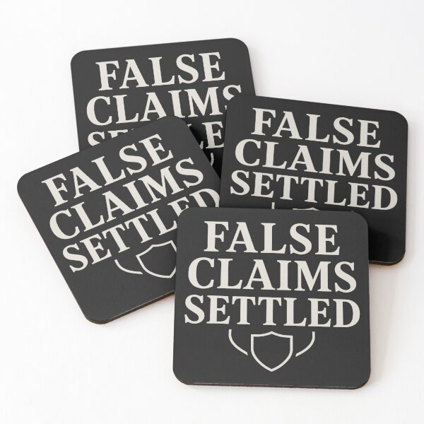 Item preview, False Claims Settled Faith Statement Design designed and sold by astersgraphics.