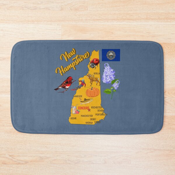 Item preview, New Hampshire State Pride, Symbols, Nature & Cities Graphic designed and sold by mashmosh.