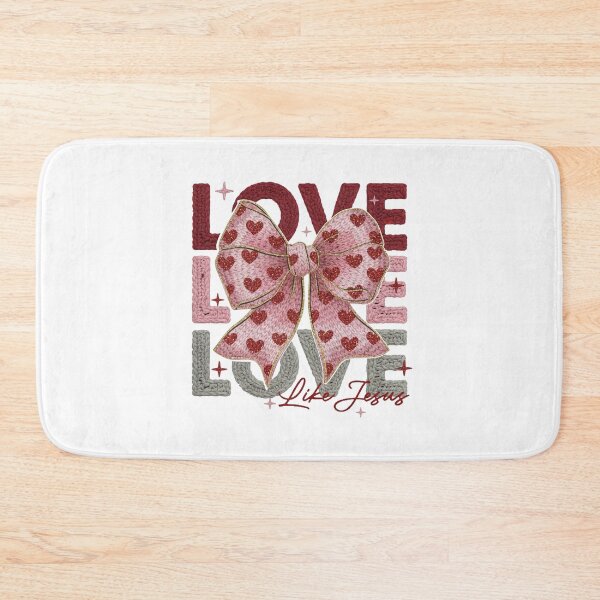 Item preview, Yarn Knit Couquette Love Like Jesus, Kiss Me, Be mine, Cupid Love, Animal Lover designed and sold by vintagearttee.