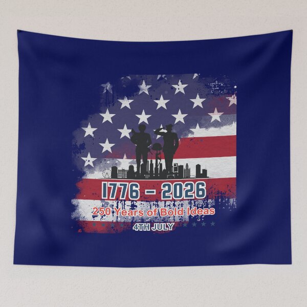 Item preview, 250 Years Bold Ideas – Founders to Skyline 4th July Epic. 250 anniversary designed and sold by digitalbitcraft.
