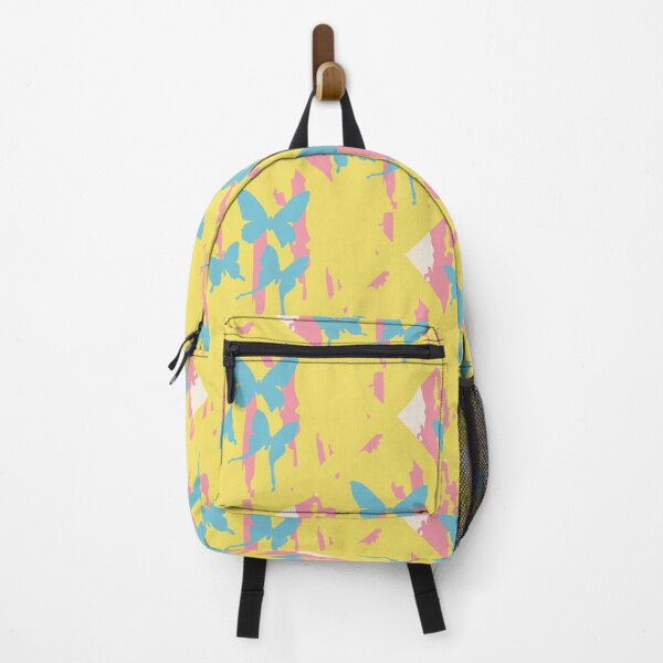 Item preview, Artistic Butterfly Grid - Flutter Blocks RR21 Yellow designed and sold by HueyDesign.
