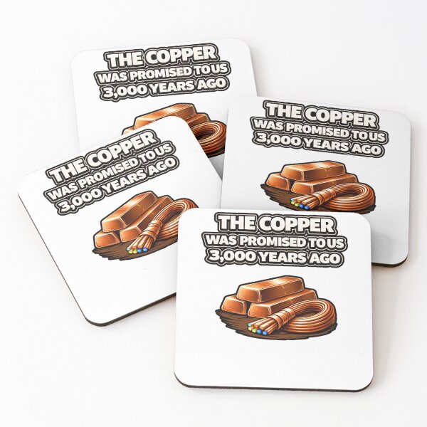 Item preview, The Copper Was Promised to Us 3,000 Years Ago – Bold Statement Graphic designed and sold by Purdiole-art.