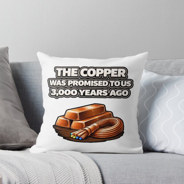 Item preview, The Copper Was Promised to Us 3,000 Years Ago – Bold Statement Graphic designed and sold by Purdiole-art.