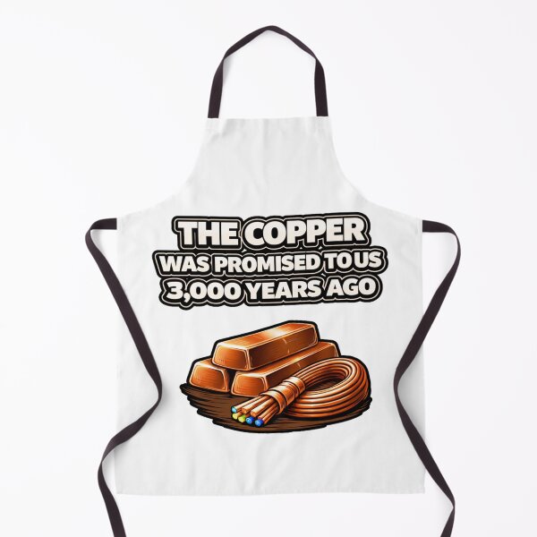 Item preview, The Copper Was Promised to Us 3,000 Years Ago – Bold Statement Graphic designed and sold by Purdiole-art.