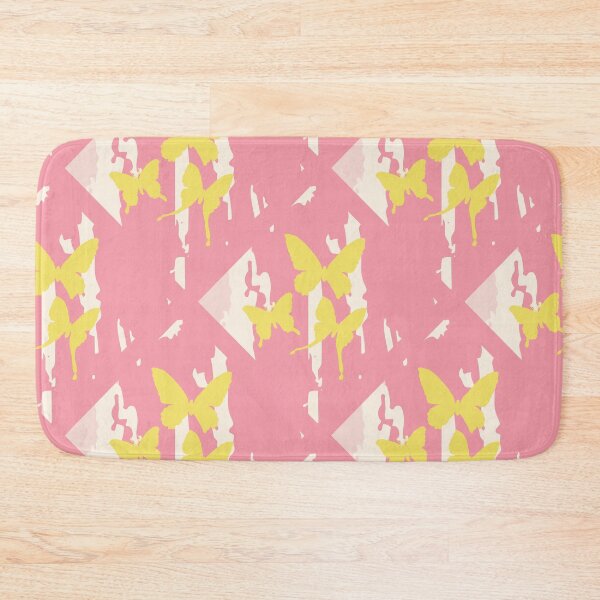 Item preview, Artistic Butterfly Grid - Flutter Blocks RR22 Pink designed and sold by HueyDesign.