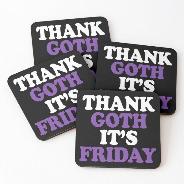 Item preview, Thank Goth Its Friday designed and sold by TheInkRaven.
