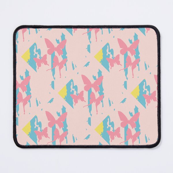 Item preview, Artistic Butterfly Grid - Flutter Blocks RR23 Pink designed and sold by HueyDesign.