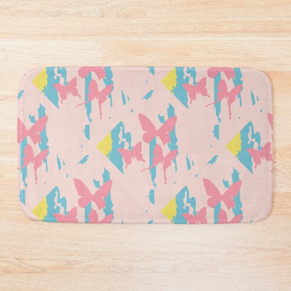 Item preview, Artistic Butterfly Grid - Flutter Blocks RR23 Pink designed and sold by HueyDesign.