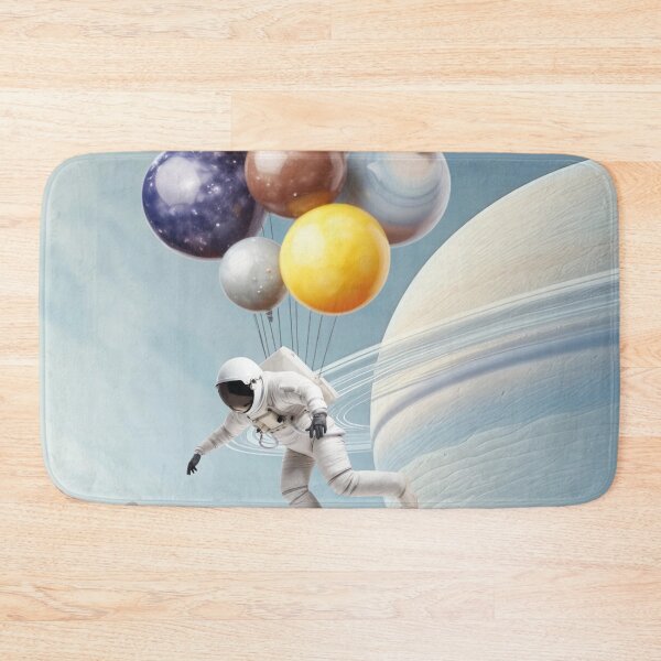 Item preview, Planetary Balloons Astronaut – A Surreal Journey Through Space designed and sold by Mauswohn.