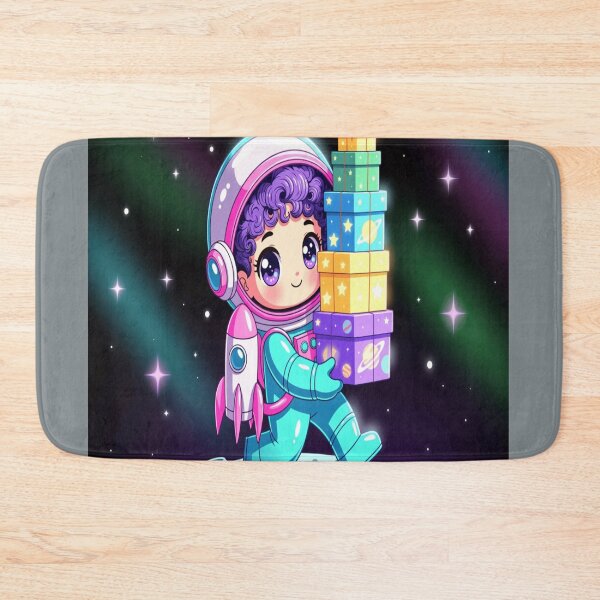 Item preview, Copy of Gift Holding Astronaut Kawaii Moon Print designed and sold by NovaDigitalArt45.