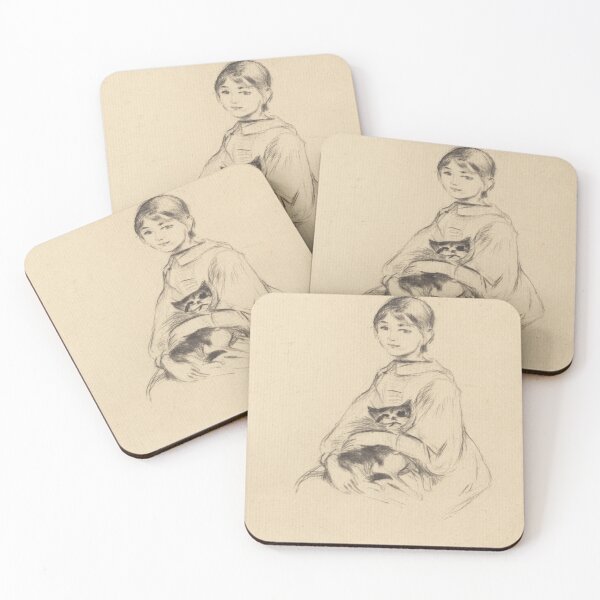 Item preview, Girl with a Cat designed and sold by magdalashore.