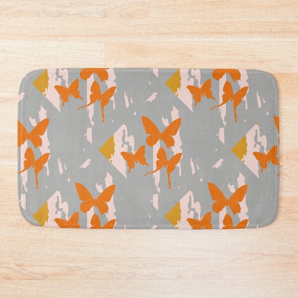 Item preview, Artistic Butterfly Grid - Flutter Blocks RR25 Gray designed and sold by HueyDesign.