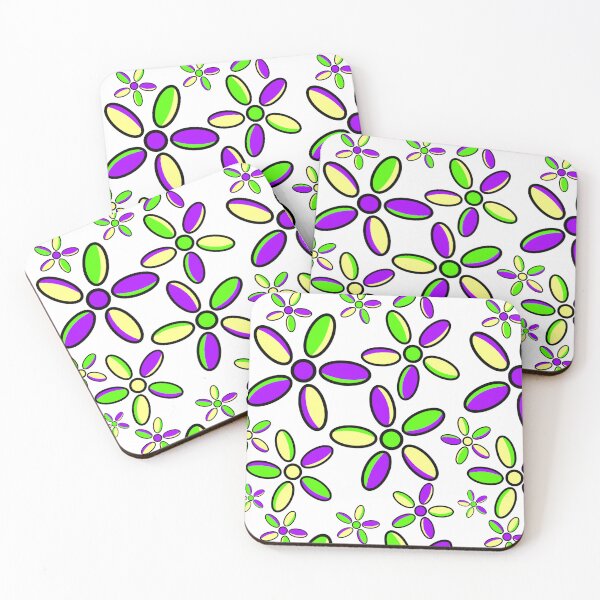 Item preview, Yellow,  purple and green flowers designed and sold by Daniel Vasco.