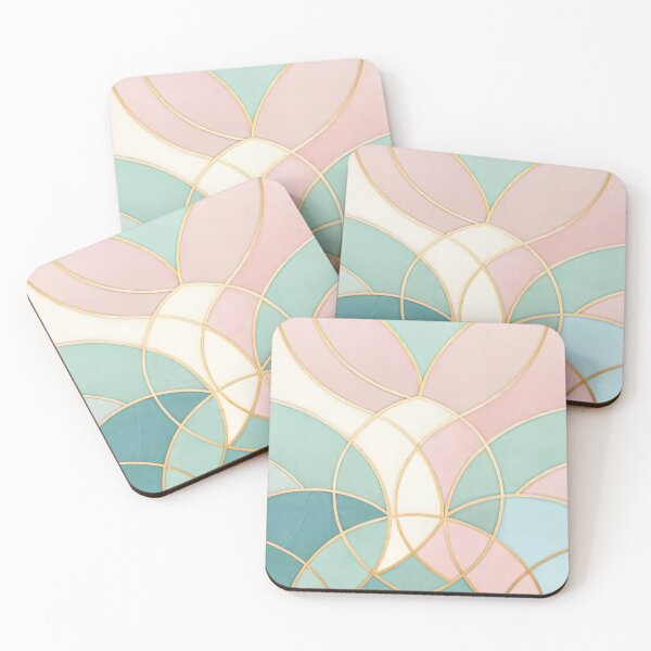 Item preview, Modern Abstract Pastel Shapes designed and sold by Bionson Art.