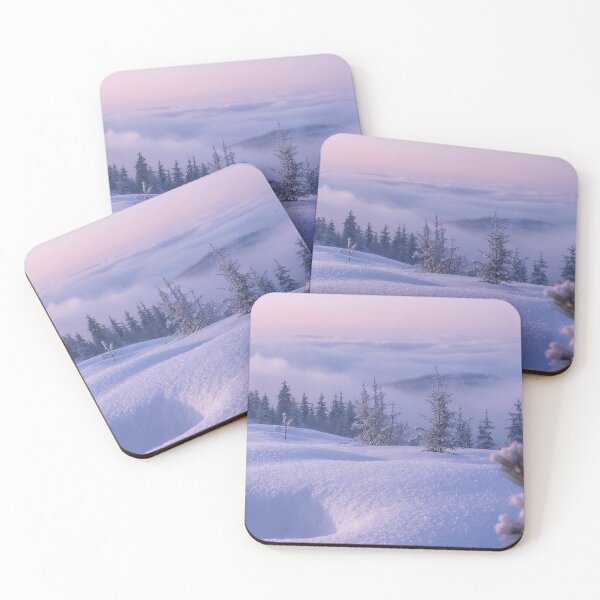 Item preview, Snowy Evergreen Forest Winter Wonderland - Dreamy Landscape Art designed and sold by Pro AguiZoul Art.