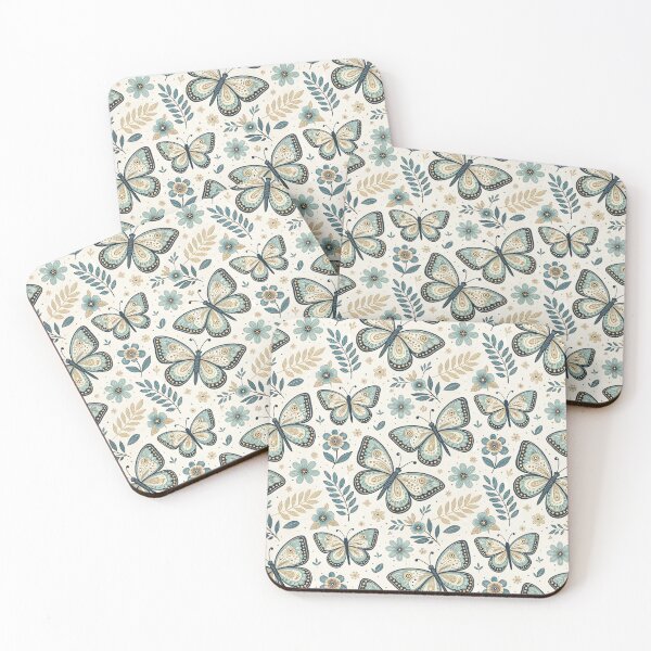 Item preview, Nordic Folk Butterfly Symbols | Scandinavian Spring designed and sold by Shuga-Design.