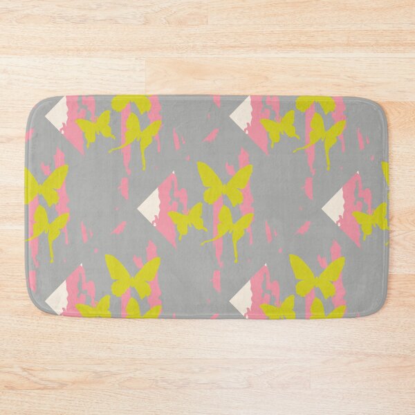Item preview, Artistic Butterfly Grid - Flutter Blocks RR27 Gray designed and sold by HueyDesign.