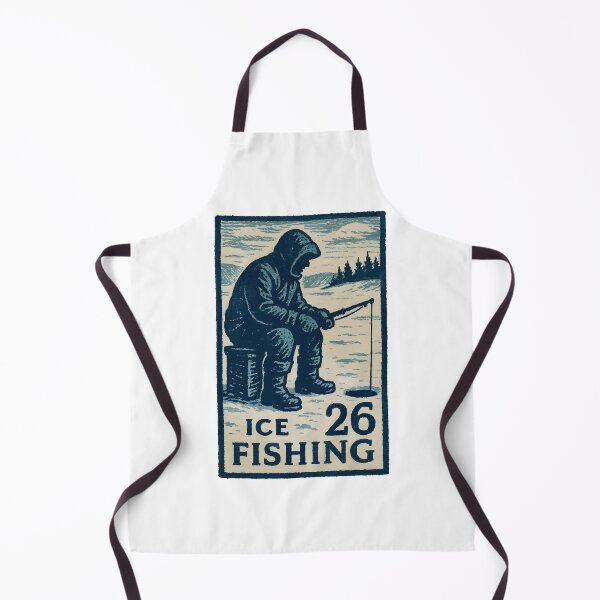 Item preview, Vintage Ice Fishing Funny Lake Fishing Fisherman For Men designed and sold by jakaun.