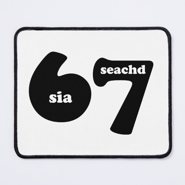Item preview, 6 7 with Gaelic words for the number 6 sia and 7 seachd designed and sold by Mamaidh Made.