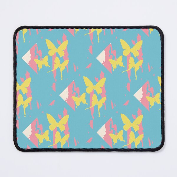 Item preview, Artistic Butterfly Grid - Flutter Blocks RR28 Blue designed and sold by HueyDesign.