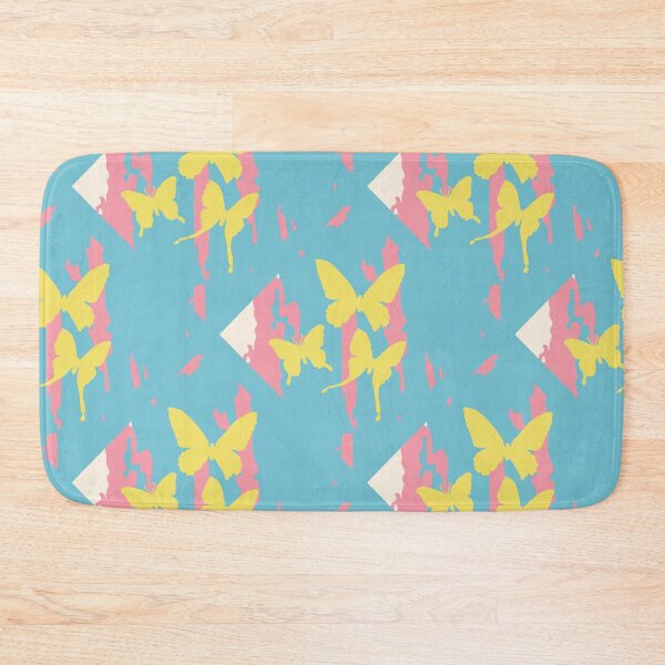 Item preview, Artistic Butterfly Grid - Flutter Blocks RR28 Blue designed and sold by HueyDesign.