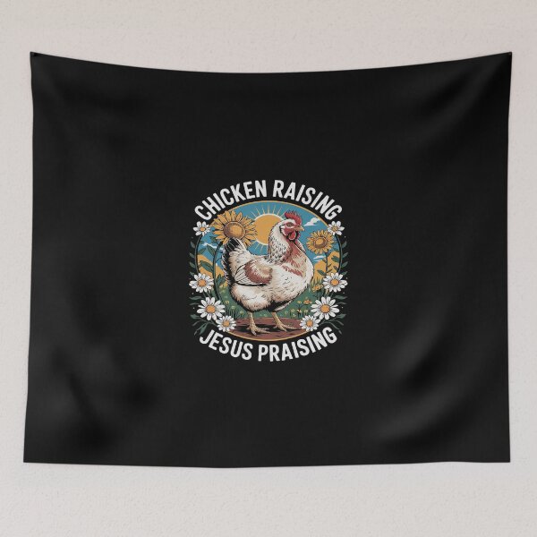 Item preview, Chicken Raising & Jesus Praising 12  designed and sold by SyntaxClaw.