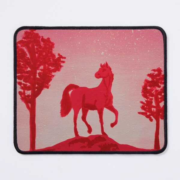 Item preview, Red horse designed and sold by "mariadreamart".