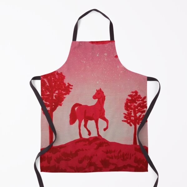 Item preview, Red horse designed and sold by "mariadreamart".