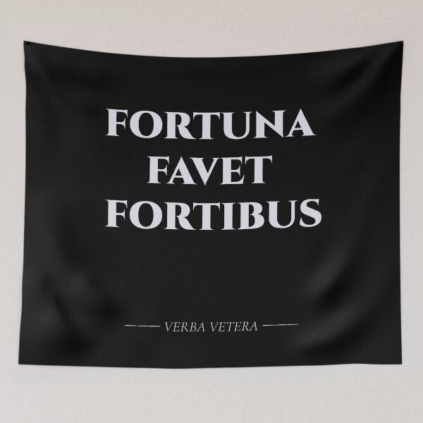 Item preview, Fortuna Favet Fortibus – Bold Latin Motto designed and sold by BrushRushX.
