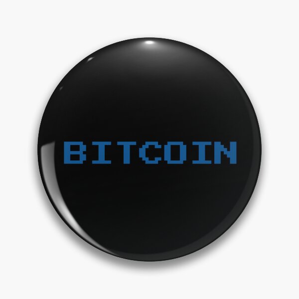 Item preview, Bitcoin Logo Retro Blue designed and sold by CyberRex.