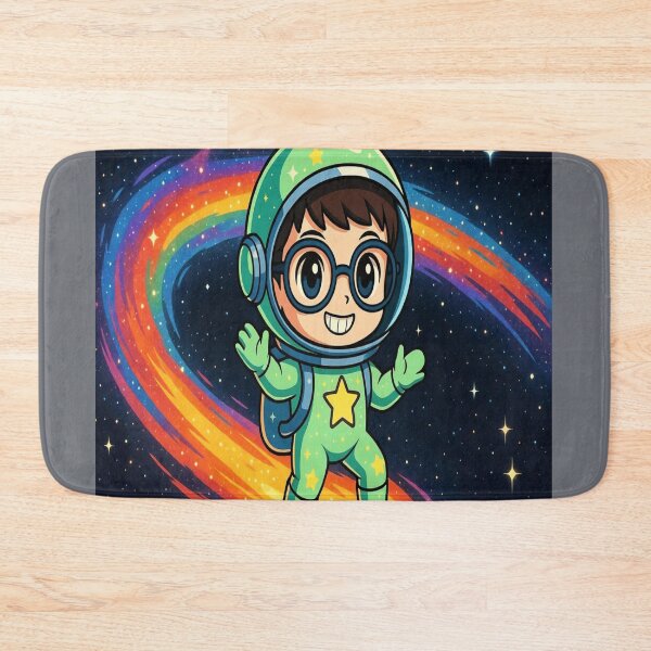 Item preview, Copy of Fluffy brown Hair Astronaut Space Sticker Chibi designed and sold by NovaDigitalArt45.