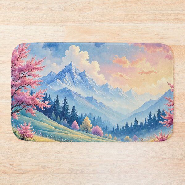 Item preview, Vibrant Dawn Mountain Landscape designed and sold by Mary Spencer.