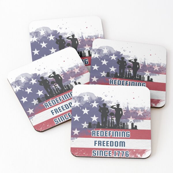 Item preview, Redefining Freedom Since 1776 – Heroes & Skyline Salute, 250 anniversary designed and sold by digitalbitcraft.