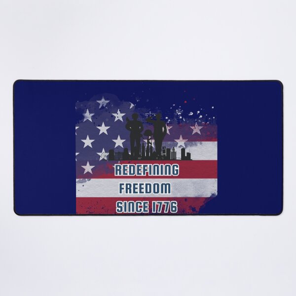 Item preview, Redefining Freedom Since 1776 – Heroes & Skyline Salute, 250 anniversary designed and sold by digitalbitcraft.