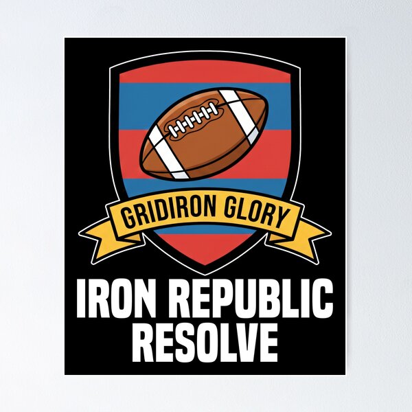 Item preview, IRON REPUBLIC RESOLVE - NEW ENGLAND FOOTBALL designed and sold by KEF Custom.