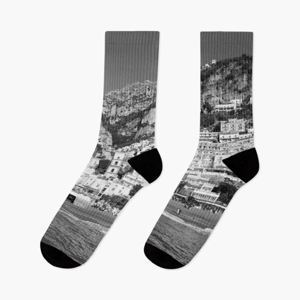 Item preview, Spiaggia di Positano Marina Grande 1 - BW designed and sold by Anita's & Bella's Art.