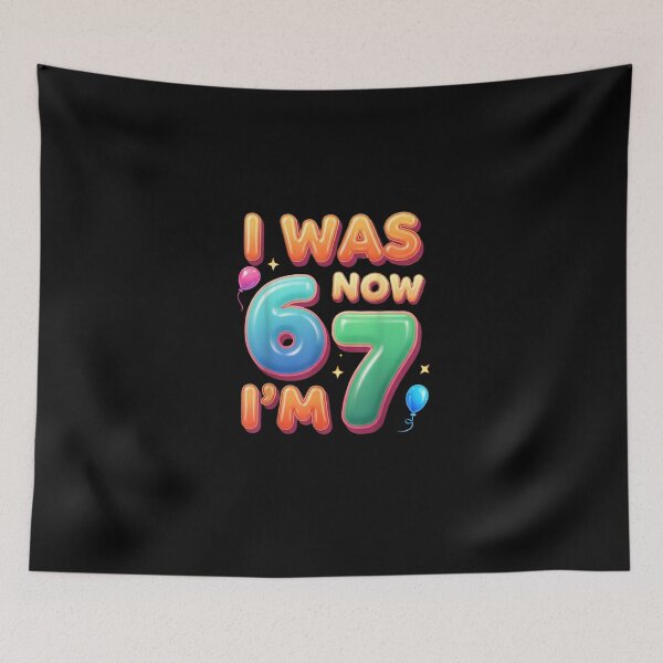 Item preview, 7 Year Old Birthday Shirt was 6 Now I'm 7 67 Funny for Kids designed and sold by Juansustait.