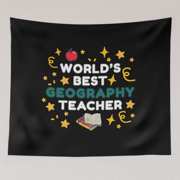 Item preview, Word’s Best Geography Teacher designed and sold by DixieGirlStudio.